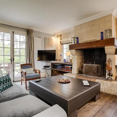 Luxueuse Chaumiere 4 Avec Piscine Ντοβίλ