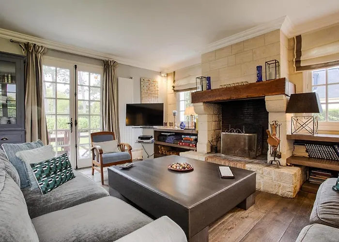 Luxueuse Chaumiere 4 Avec Piscine Deauville