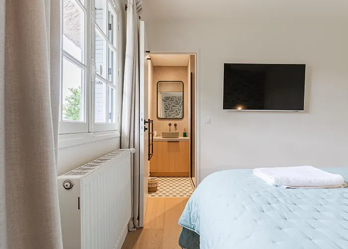 Luxueuse Chaumiere 4 Avec Piscine Villa Deauville